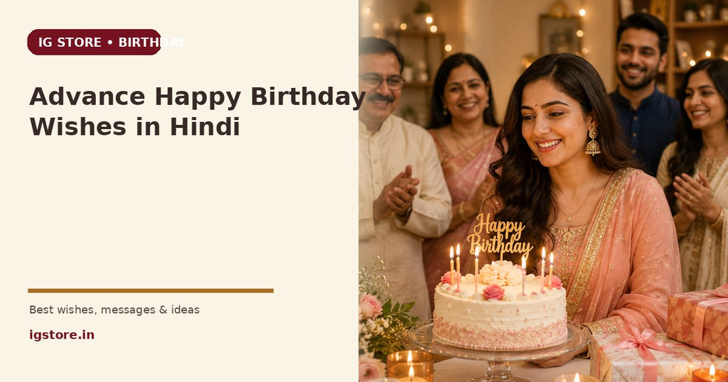 Advance Happy Birthday Wishes in Hindi featured cover