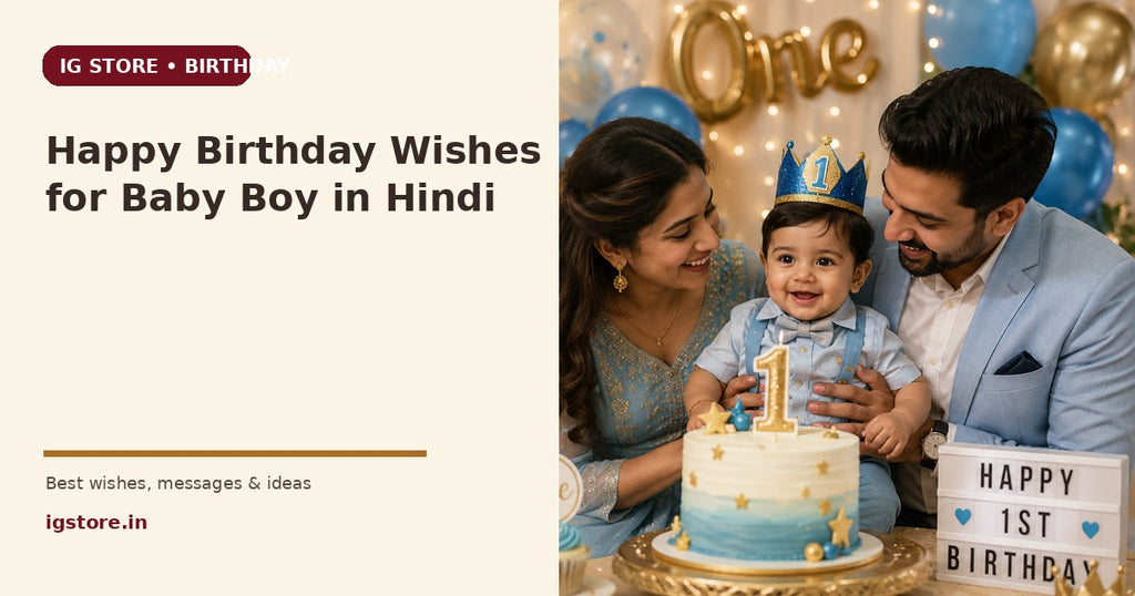 Happy Birthday Wishes for Baby Boy in Hindi featured cover