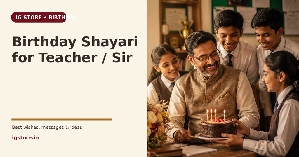Birthday Shayari for Teacher and Sir featured cover