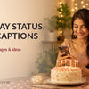 Birthday status and captions cover
