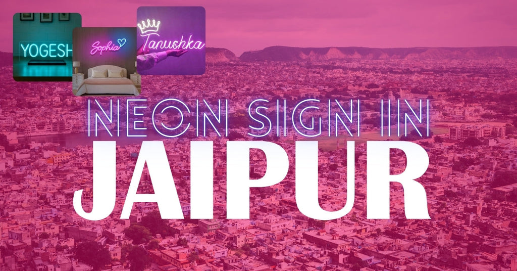 Custom Neon Sign in Jaipur personalized neon sign in jaipur modern Led neon ligh in jaipur
