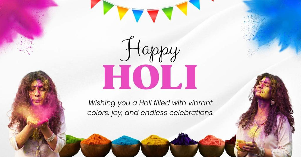 dhulandi wishes 2026 with colorful holi gulal
