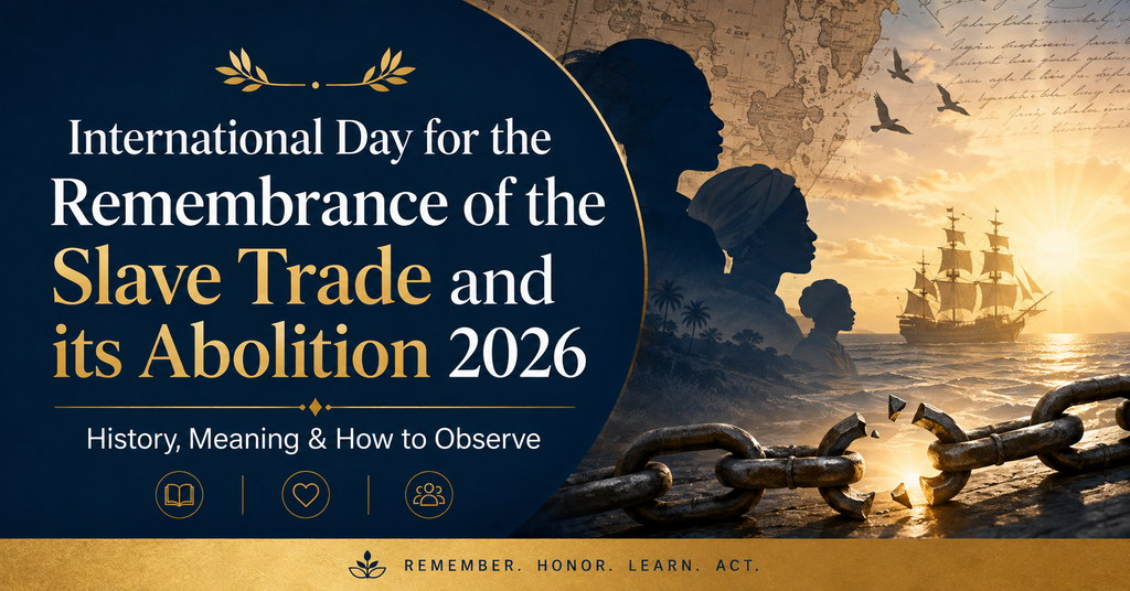 International Day for the Remembrance of the Slave Trade and its Abolition 2026 history meaning and how to observe