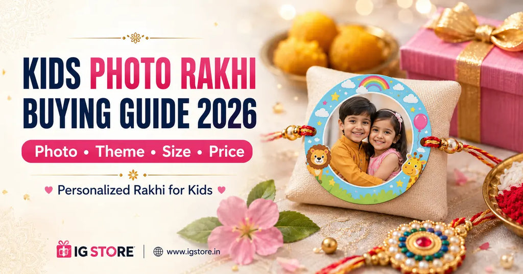 Kids Photo Rakhi Buying Guide 2026 personalized cartoon theme size photo and price