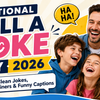 National Tell a Joke Day 2026 clean jokes one-liners and funny captions