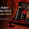 Premium Rakhi Gift Combo 24112 Buying Guide 2026 bottle steel mug 3D frame wallet pen name Rakhi