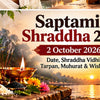 Saptami Shraddha 2026 2 October date vidhi tarpan muhurat wishes