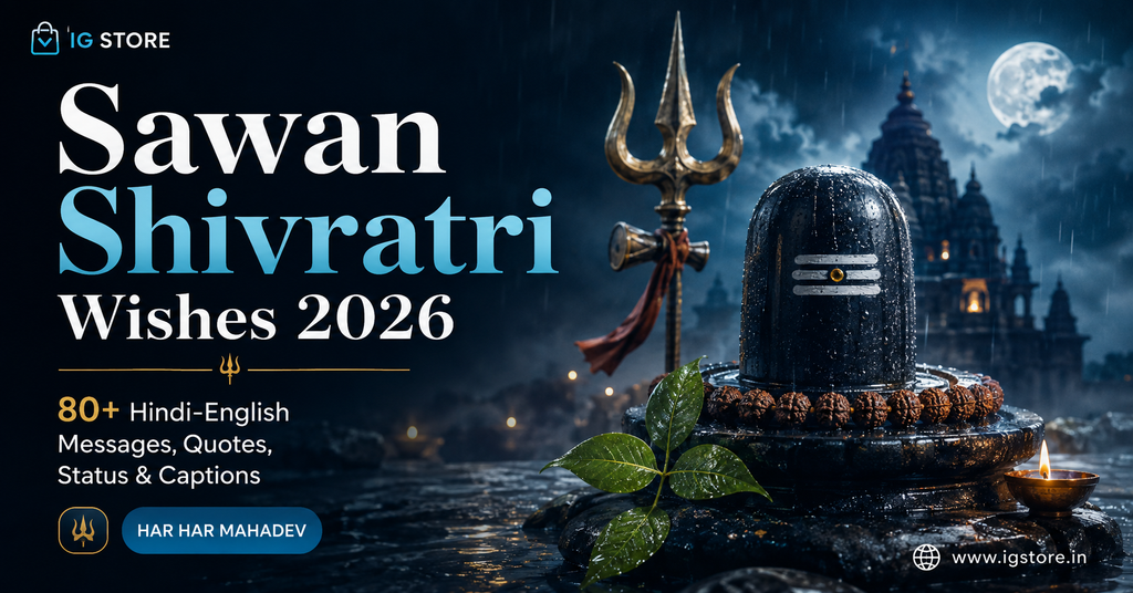 Sawan Shivratri Wishes 2026 Hindi English messages quotes status captions