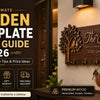 Wooden Name Plate Buying Guide 2026 with sizes, materials, design tips and price ideas