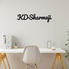 Wooden Name Plate – Customized Wall Décor - IG Store