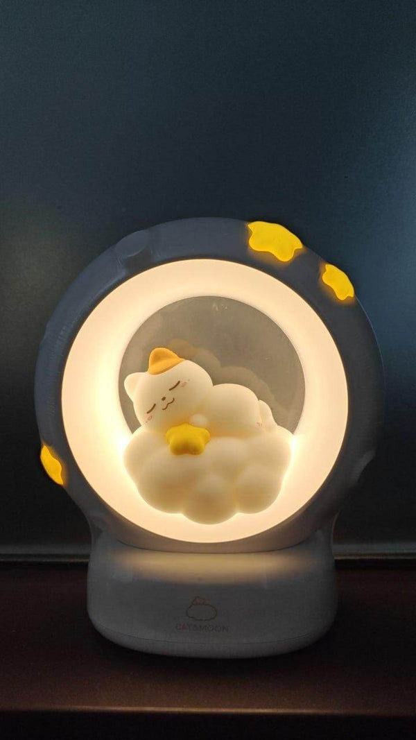 Sleeping Cat LED Night Light Lamp – Soft Glow with Touch Control for Kids & Cozy Decor - IG Store