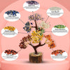 Chakra Natural Gemstone Crystal Tree – Positive Energy & Healing Decor - IG Store