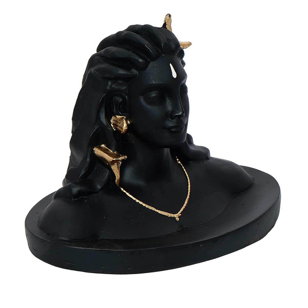 Shiva Handcrafted Polyresin Figurine – Lord Mahadev Idol for Home & Spiritual Decor - IG Store