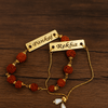 Bhaiya Bhabhi Rudraksha Rakhi Combo – Personalized Name Rakhi Set - IG Store