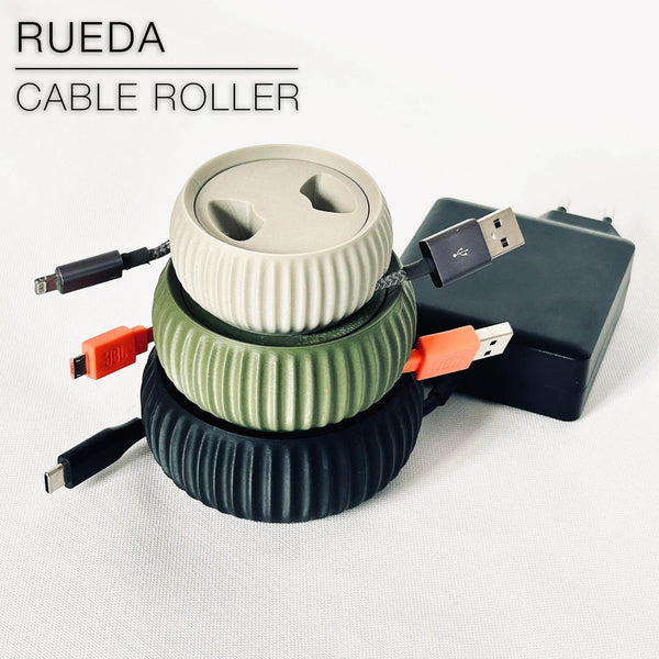 RUEDA (Wheel) Cable Roller Organizer – Tangle-Free Storage - IG Store