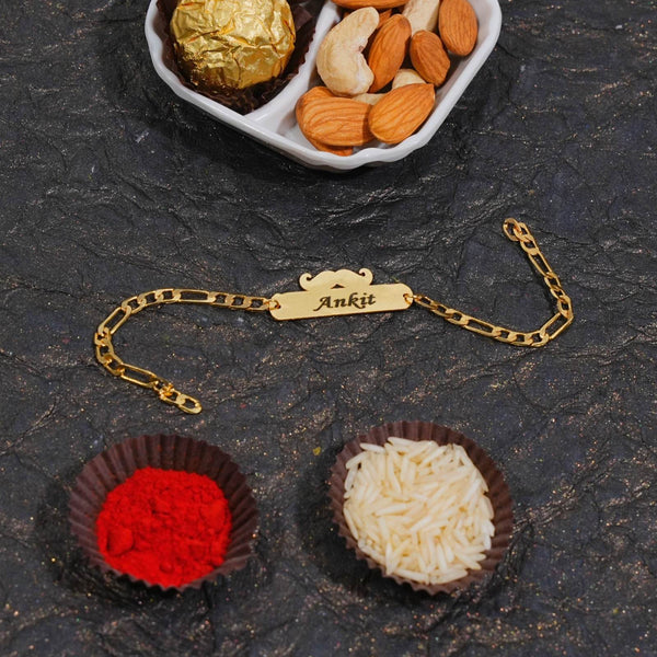Designer Chain Rakhi for Brother | 13 Unique Brass Designs | Free Delivery - IG Store