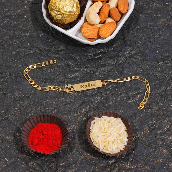 Designer Chain Rakhi for Brother | 13 Unique Brass Designs | Free Delivery - IG Store