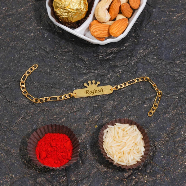 Designer Chain Rakhi for Brother | 13 Unique Brass Designs | Free Delivery - IG Store