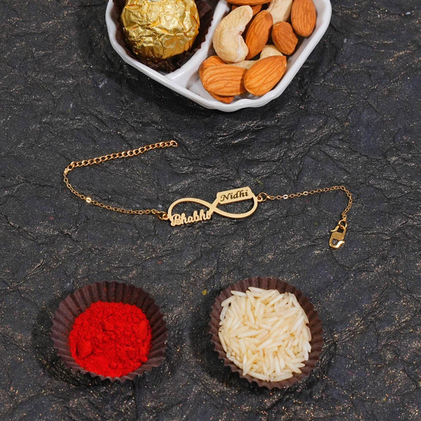 Designer Chain Rakhi for Brother | 13 Unique Brass Designs | Free Delivery - IG Store
