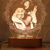 Personalized 3D Illusion Acrylic Photo Lamp for Couples – Custom Name, Date & Picture | Romantic LED Night Light Gift for Anniversary, Wedding, Valentine, Husband & Wife - IG Store
