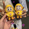 Two Shinchan face changing toys with different expressions