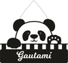 Customized Wooden Name Plates for Kids – Cute Panda Design with Name - IG Store