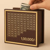 Wooden Money Saving Box for ₹1 Lakh Goal – Piggy Bank for Adults & Kids - IG Store