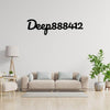 Wooden Name Plate – Customized Wall Décor - IG Store