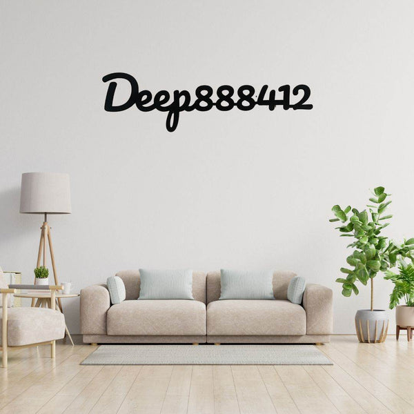 Wooden Name Plate – Customized Wall Décor - IG Store