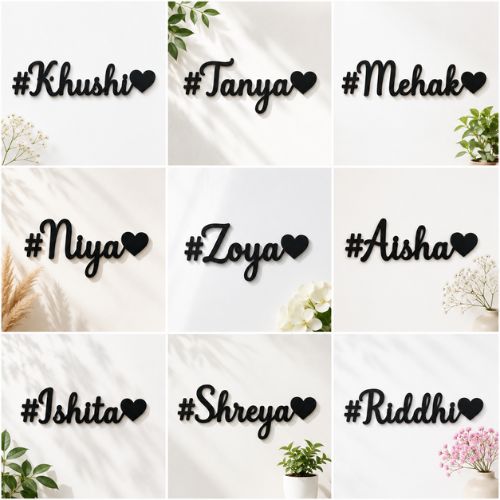 custom wooden name plate in jaipur