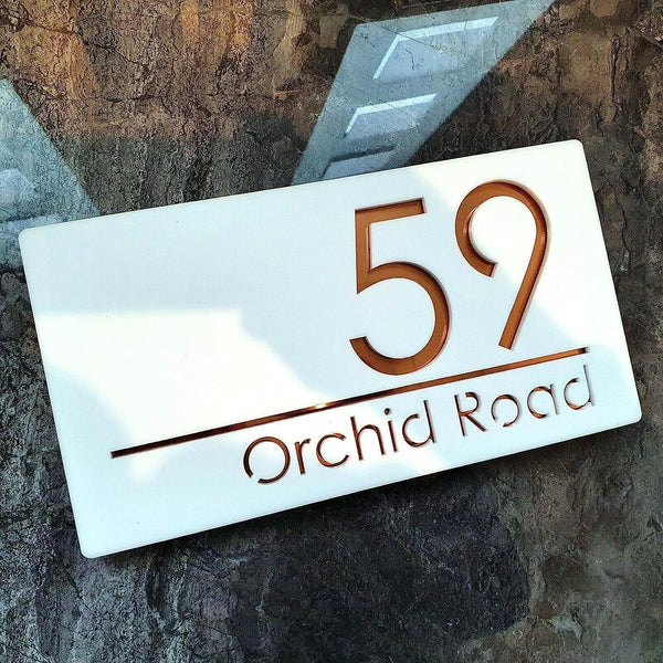 Luxury Door Name Plates for Home – Custom Acrylic & 3D Designs - IG Store