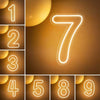 1-9 Neon LED Number Lights (12 Inch) | Happy Birthday Decoration Light | Party, Wedding & Room Decor Neon Sign