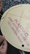 Custom Acrylic Round Name Plate & Business Sign Board