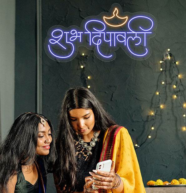 Shubh Diwali Neon Light - IG Store