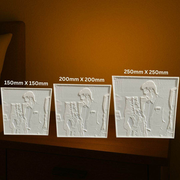 3D Photo Lamp Gift – Personalized LED Photo Frame with Yellow/White Light - IG Store