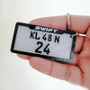 Customized Bike number plate Keychains for Bike Riders | Personalized Name Keyring - IG Store