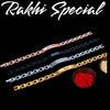 Unique Rakhi gifts for brother in India - personalized bracelet Rakhi