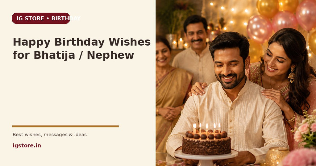 Happy Birthday Wishes for Bhatija and Nephew featured cover