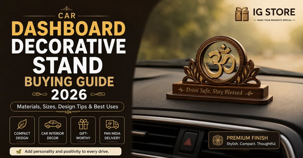 Car Dashboard Decorative Stand Buying Guide 2026 with size, material, safety and design tips