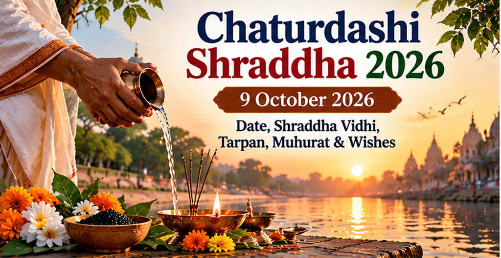 Chaturdashi Shraddha 2026 9 October date vidhi tarpan muhurat wishes