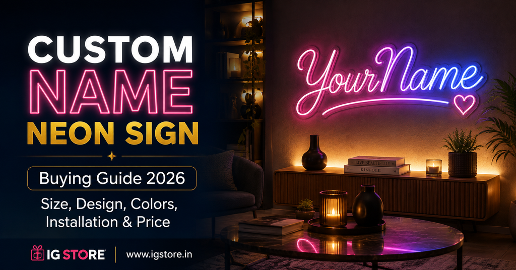 Custom Name Neon Sign Buying Guide 2026 size design colors installation and price