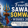 Fourth Sawan Somwar Wishes 2026 Mahadev messages quotes status and captions
