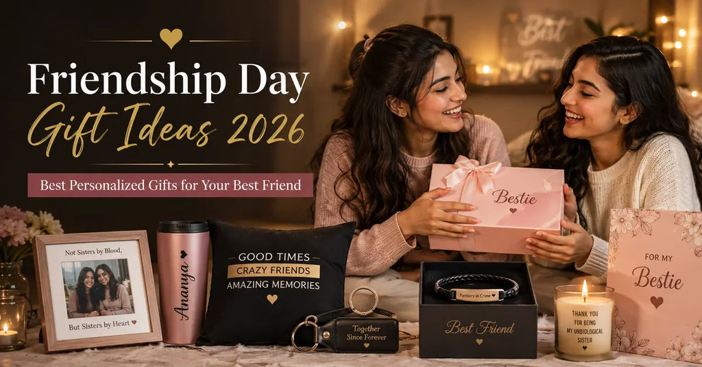Friendship Day gift ideas 2026 with personalized gifts for best friend