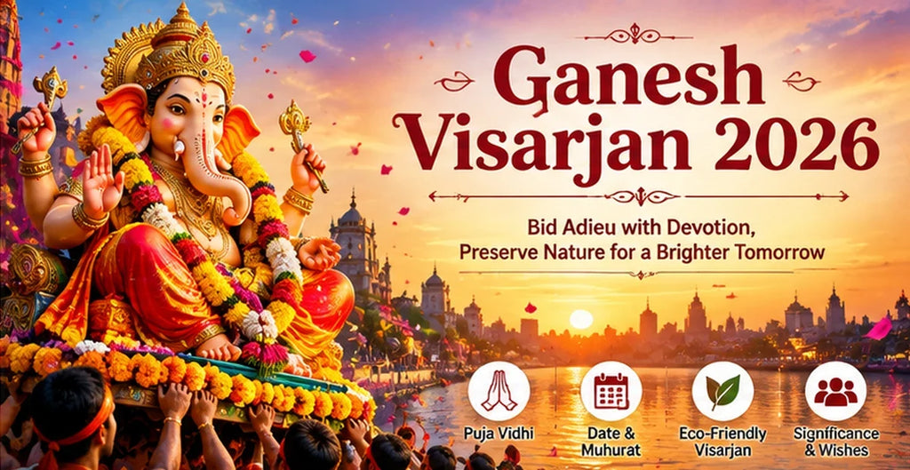 Ganesh Visarjan 2026 25 September Anant Chaturdashi Vidhi Wishes