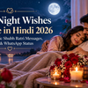 Good Night Wishes for Wife in Hindi 2026 romantic Shubh Ratri messages quotes and WhatsApp status