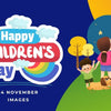 Happy Children’s Day 2025 Image with smiling kids