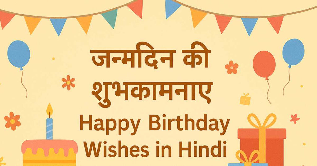 Happy Birthday Wishes in Hindi