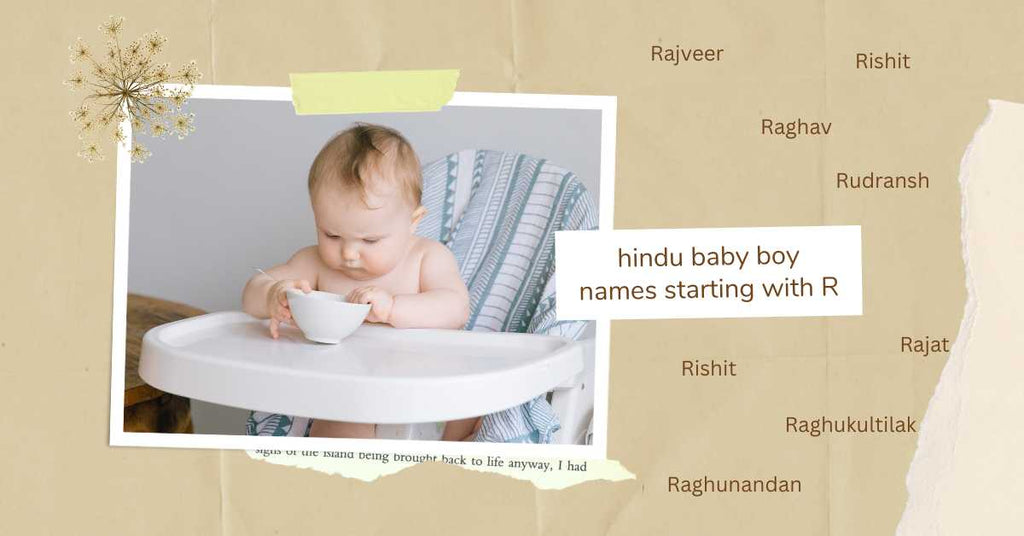 Popular, traditional, modern, and unique Hindu baby boy names starting with R