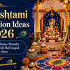 Janmashtami Decoration Ideas 2026 for home mandir Jhanki Matki and Bal Gopal setup