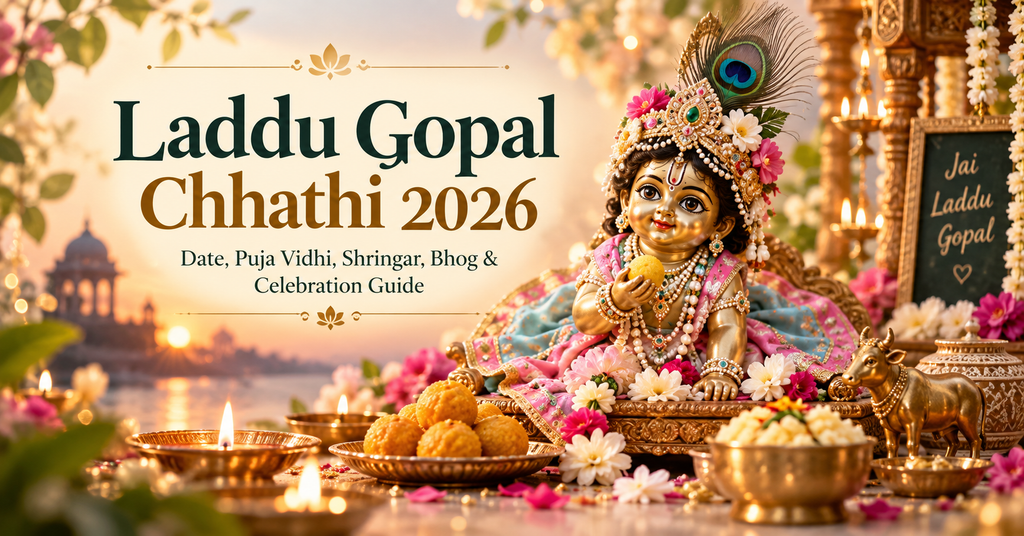 Laddu Gopal Chhathi 2026 date puja vidhi shringar bhog celebration guide